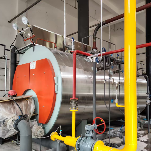 Caldeira Horizontal a Vapor a Gás de Petróleo Série WNS com Estrutura Completa de Volta Molhada
