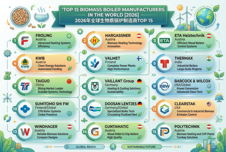 Top 15 Biomass Boiler Manufacturers in the World