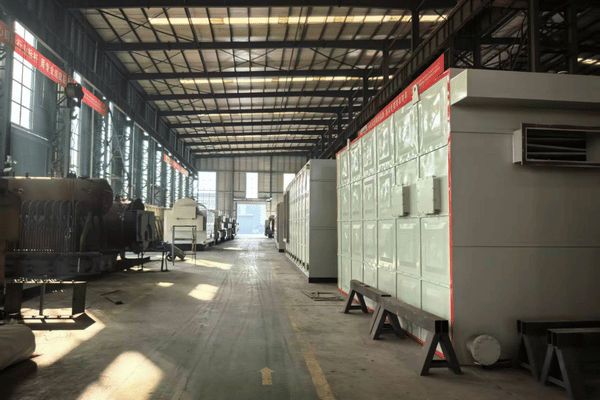 Processo de soldagem de caldeiras industriais