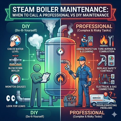 Quando chamar um profissional vs manutenção DIY