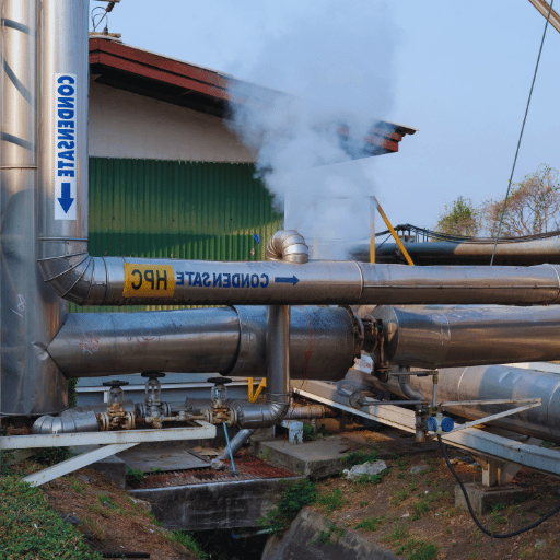 manutenção da caldeira a vapor