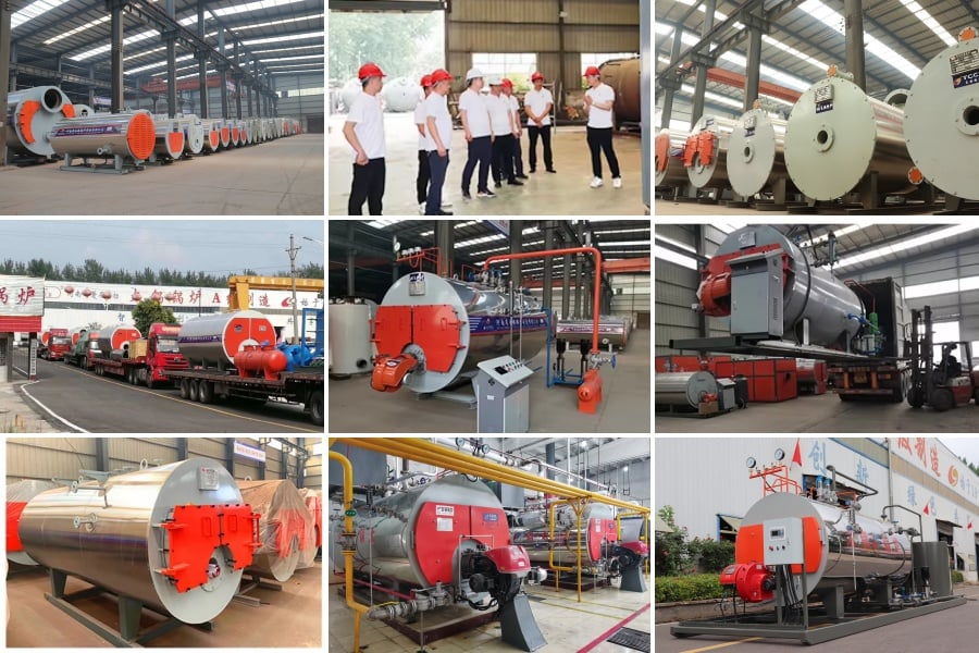 Fábrica de caldeiras WNS na China