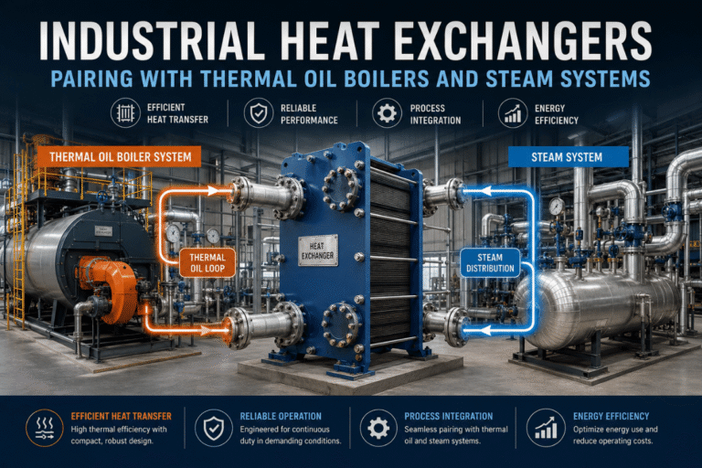 Industrial Heat Exchangers: Pairing with Thermal Oil Boilers and Steam Systems