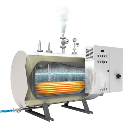 Como as caldeiras a vapor elétricas e a gás geram vapor