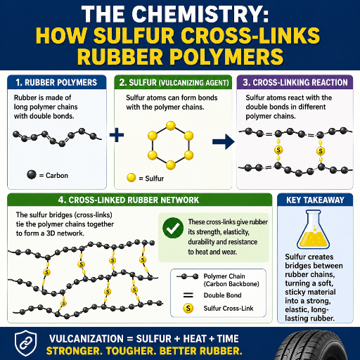 A Química_ Como o Enxofre reticula os Polímeros de Borracha