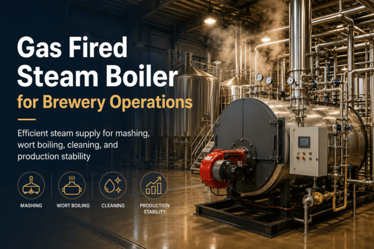 Gas Fired Steam Boiler for Brewery Operations