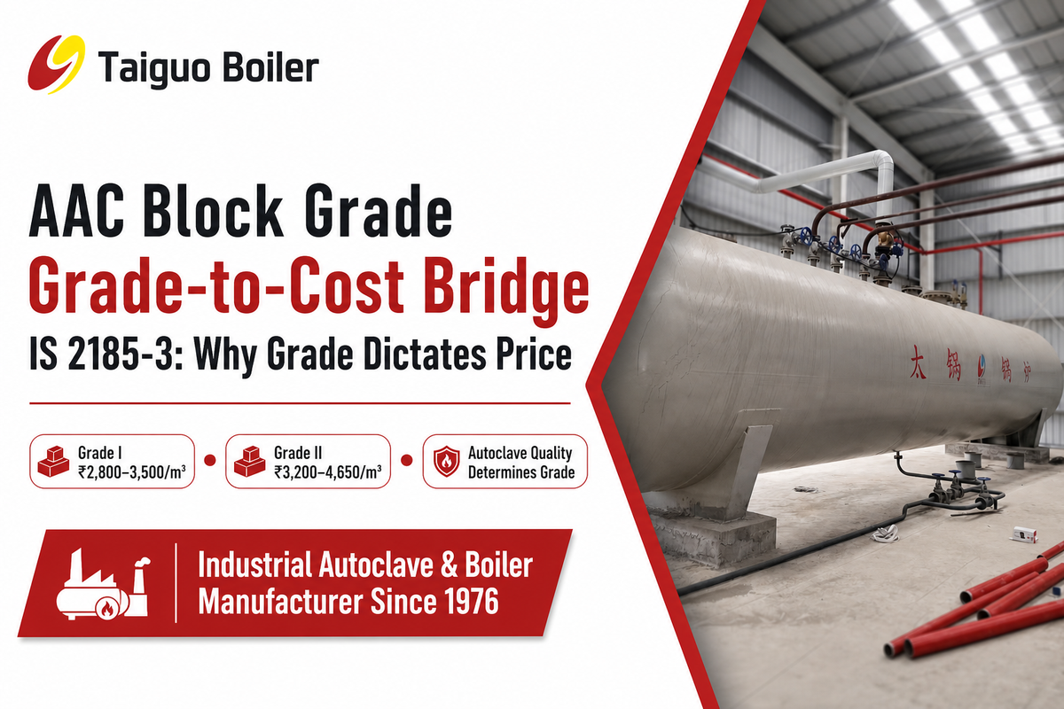 The Grade-to-Cost Bridge, IS 2185-3 Grade and What It Really Means for Price — Taiguo Boiler