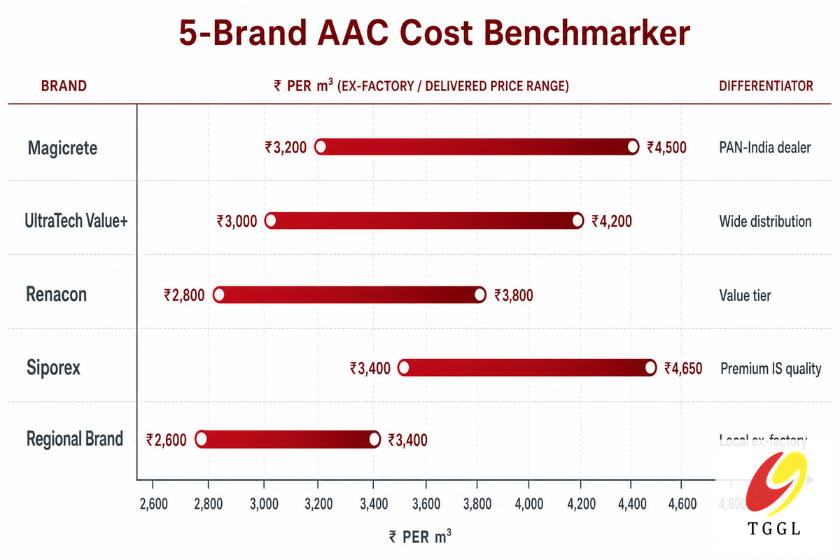 5-Brand Cost Benchmarker, Magicrete, UltraTech, Renacon, Siporex y más « Taiguo