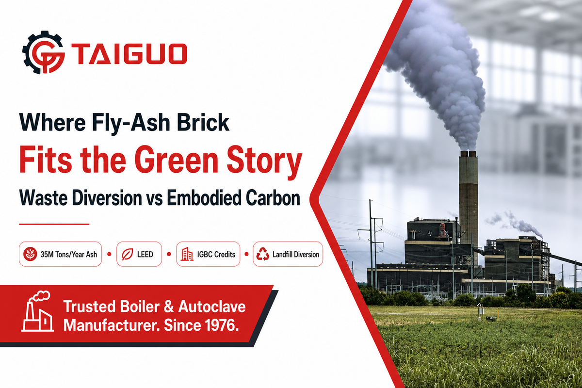 Sustainability and Embodied Carbon, Where Fly-Ash Brick Fits — Taiguo Boiler