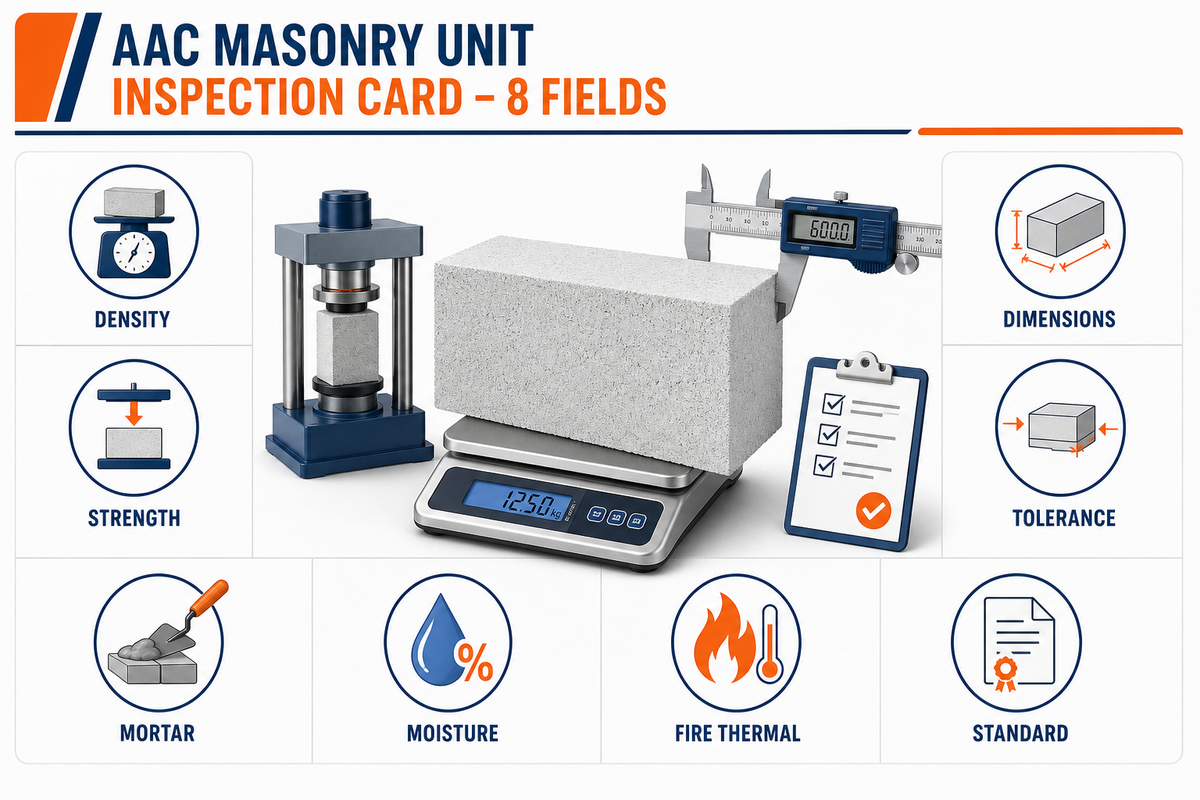 Quick Specs: the 8 fields to request for AAC masonry units — Taiguo