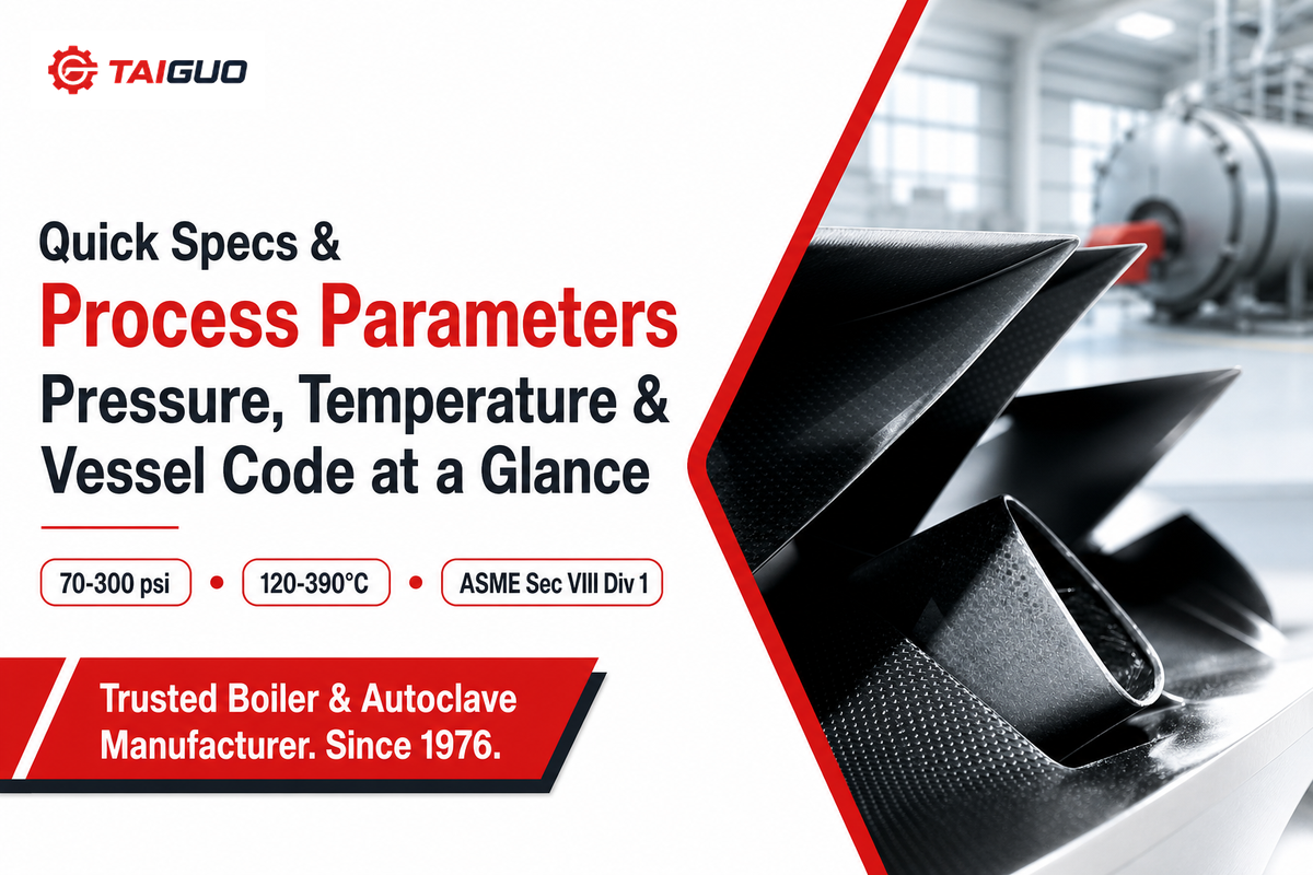 Quick Specs & Process Parameters — Taiguo Boiler
