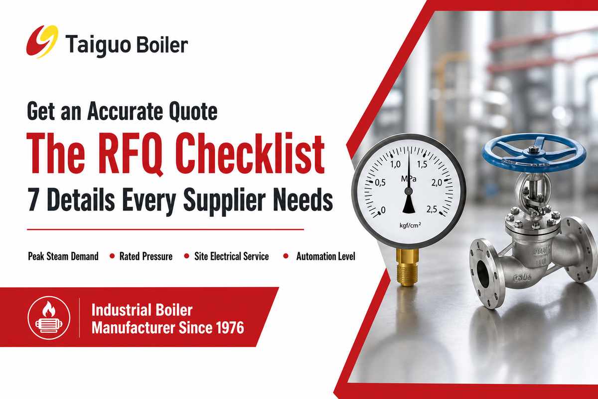 Cómo obtener una cotización precisa (lista de verificación RFQ) « Taiguo Boiler