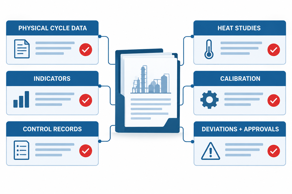 Pharmaceutical autoclave acceptance evidence dossier.